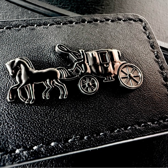 Coach 1941 Cooper Carryall Black Glovetanned Leather Satchel Top Handle - Picture 9 of 16